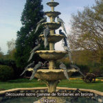 sculpture fontaine jardin vasques bronze